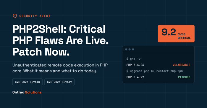 PHP2Shell: What the Critical PHP Vulnerabilities Mean for Your Business and What to Do Today