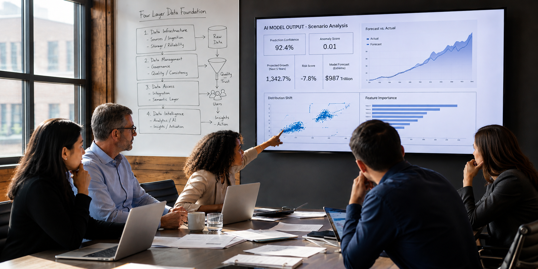 AI Team Reviews Implausible Data Outputs
